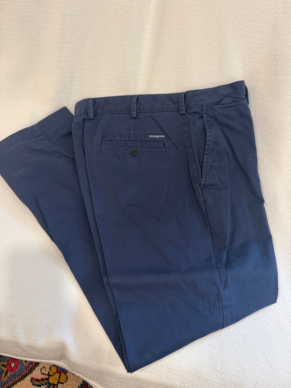 Brooks Brothers Navy Blue Men's Chino Pants